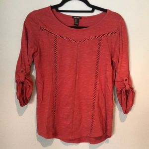 Forever 21 3/4 sleeve top
